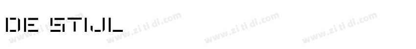 de stijl字体转换
